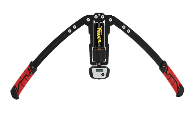 Adjustable Hydraulic Power Twister Bar 22 to 440lbs Resistance Smart Counter Heavy Duty High Carbon Steel Strength Trainer
