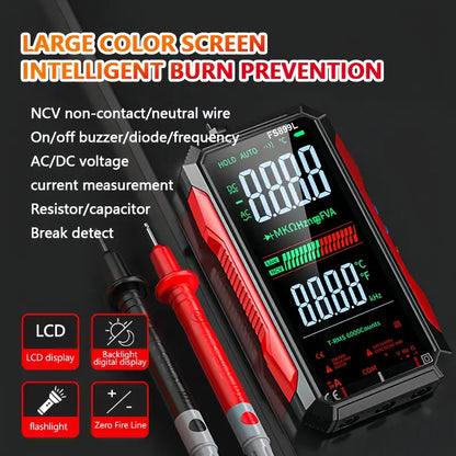 True RMS Digital Multimeter 6000 Count Auto Ranging Voltage Tester for Home Auto Electrical
