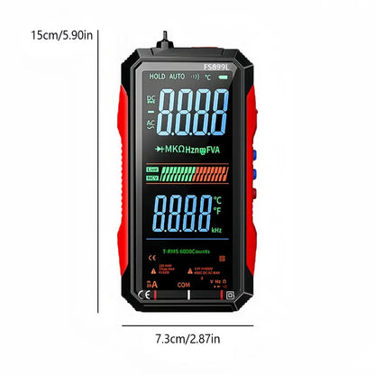 True RMS Digital Multimeter 6000 Count Auto Ranging Voltage Tester for Home Auto Electrical